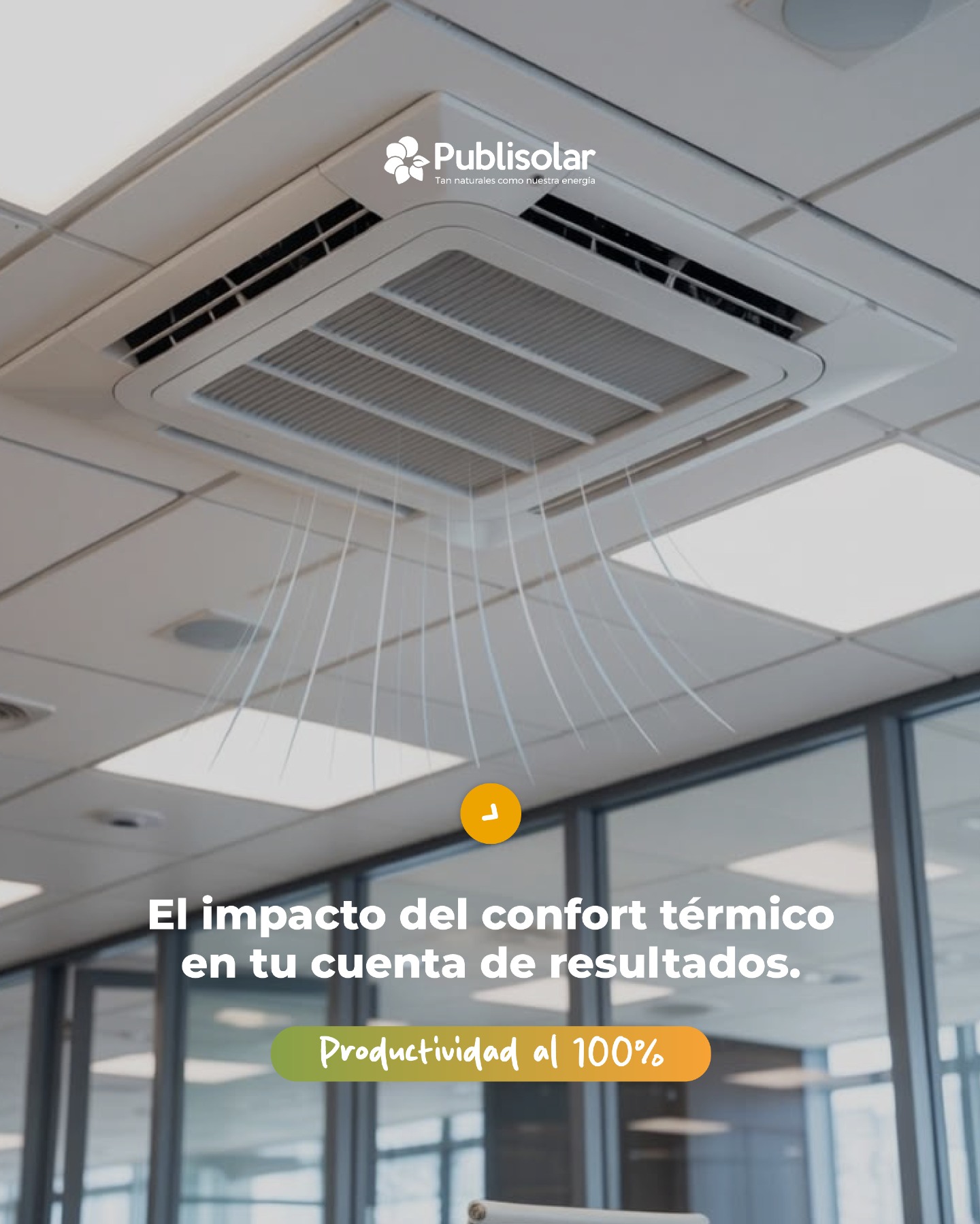 El impacto del confort térmico en tu cuenta de resultados. 🌡️💼
En pleno mes de julio, mantener oficinas o naves a una temperatura óptima no es un lujo; es una necesidad para la productividad. El problema es que la refrigeración suele disparar el OPEX de las Pymes justo en el momento más crítico del año.
Con la ingeniería fotovoltaica de Publisolar, transformamos este reto en tu mayor ventaja competitiva.
La sincronización es perfecta: las horas de máximo calor coinciden exactamente con el pico de producción de tus placas. Cubrir esa demanda con energía limpia, propia y gratuita te permite activar el modo ON de tu eficiencia, para que tu negocio entre en modo OFF de estrés financiero.
Hacer que tu empresa rinda al máximo nunca pesó tan poco en tu bolsillo. 💡❄️
👇 Proteja sus márgenes operativos este verano con nuestros ingenieros: https://publisolar.es/paneles-solares-empresas/