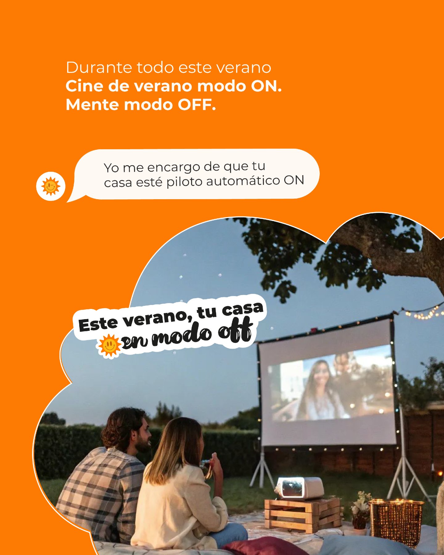 Tu jardín es tu cine. Tu casa es la productora de energía. 🎬🌟
Las mejores noches de verano no necesitan cálculos de kilovatios. Encender las luces, el proyector o el aire acondicionado nocturno solía venir acompañado de culpa... hasta que el cerebro de Publisolar (nuestro inversor inteligente) tomó el mando 🧠🔌.
Tú disfruta del cine de verano en modo OFF. Tu casa sigue en ON, gestionando la energía de tus baterías y cuidando de tu bienestar de forma silenciosa y autónoma. ¡Eso es calidad de vida! 🌿💤
Activa tu modo ON de la tranquilidad.Escribe "CEREBRO" y te asesoramos. 👇
