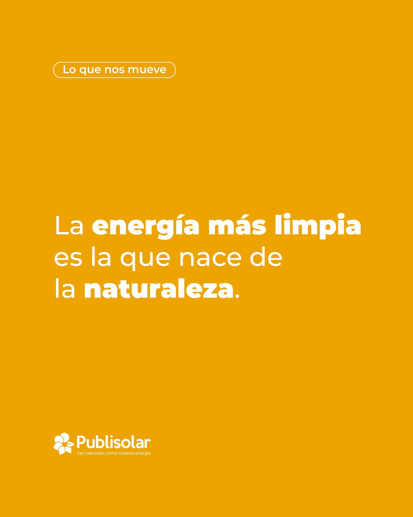 La energía más limpia es la que nace de la naturaleza. 🌿
En Publisolar creemos que el cambio empieza con pequeñas decisiones que suman un gran impacto: aprovechar la fuerza del sol para cuidar el planeta, reducir emisiones y avanzar hacia un futuro más sostenible.
Porque cuando la energía viene de la naturaleza, lo que generas no solo es electricidad… también es progreso, equilibrio y compromiso. ☀️