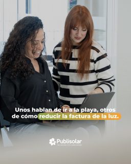 Unos hablan de ir a la playa. 😏☀️
Otros de cómo reducir la factura de la luz de sus clientes.
ASÍ SOMOS! 💘🌻