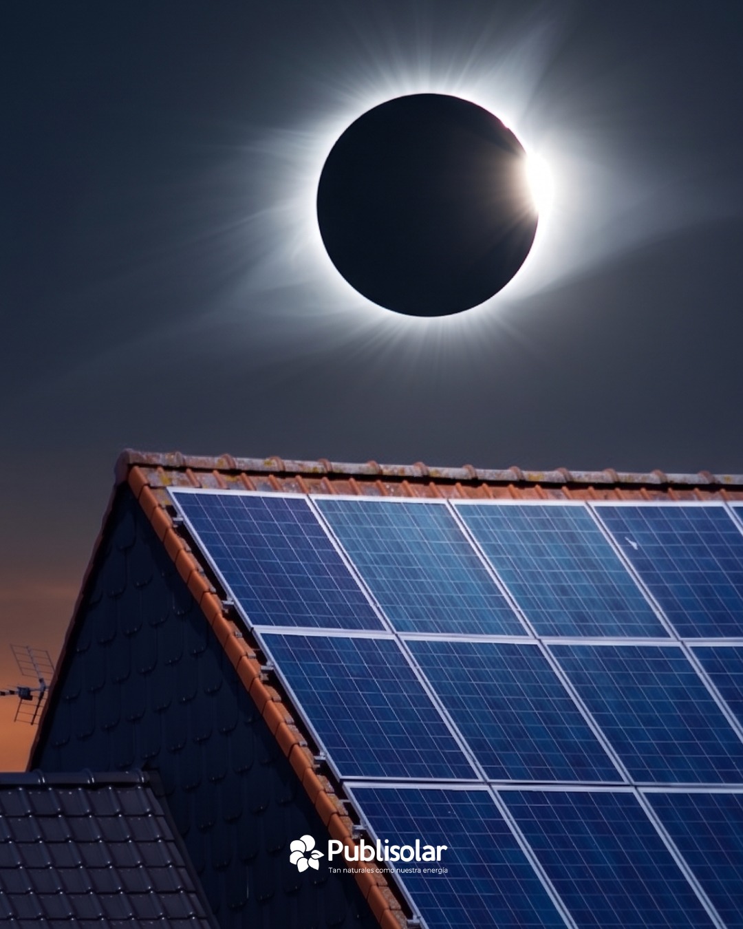 Hoy el sol se apaga unos minutos. Tu ahorro, ni un segundo. 🌙☀️✨
Un eclipse solar es un espectáculo increíble, pero dura poco. Lo que sí dura y mucho es la tranquilidad de saber que tu hogar o empresa genera su propia energía día tras día, año tras año.
Aunque la Luna tape el sol por un momento, en Publisolar dejamos tus facturas a oscuras para siempre:
🔋 Almacenamiento inteligente: Tus baterías guardan la energía de las horas previas para que la sigas usando gratis, haya eclipse, sea de noche o llueva.
📉 Cero interrupciones: Tu sistema sigue optimizando cada kilovatio para que el confort de tu casa no dependa de lo que pase ahí fuera.
📑 Gestión 360º: Ponemos la burocracia en modo OFF para que dar el paso al autoconsumo sea tan natural como mirar al cielo.
Que los eclipses sean solo para disfrutarlos en el calendario, no en tu cuenta corriente. Activa el modo ON de tu propia energía. 🏖️🛡️
👇 ¿Quieres que el sol trabaje para ti todos los días del año? Escribe "ECLIPSE" en comentarios y preparamos tu estudio gratuito.
#Publisolar #EclipseSolar #ModoOFF #AhorroIninterrumpido #AutoconsumoInteligente #BateríasDeLitio #LaEnergíaQueNosUne
Imagen editada con IA.