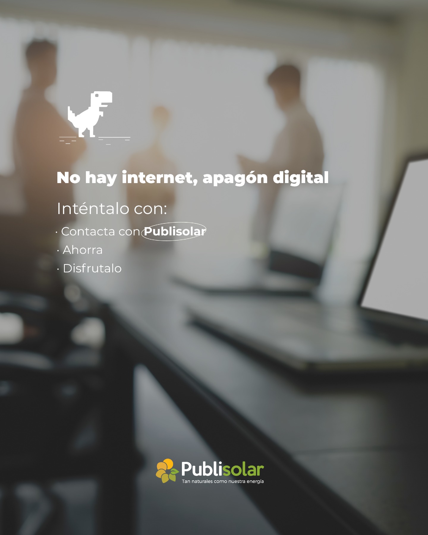¿Tu oficina se ha quedado a oscuras en el momento más inoportuno? 😬 O peor aún, ¿tus facturas te dejan "fuera de cobertura" para invertir?

En pleno 2026, la energía de tu empresa no puede ser un problema, ¡tiene que ser una solución!

❌ Que se caiga la red.
❌ Que suba el precio de la luz de golpe.
❌ Que tu capacidad de producción se vea limitada.

✅ Con nosotros, tu negocio siempre está ON.

Diseñamos instalaciones fotovoltaicas pensadas para el crecimiento exponencial de tu empresa. 

👉 No es solo ahorrar, es asegurar la continuidad de tu negocio.

¿Hablamos de cómo potenciar tu empresa con energía solar? Escríbenos "EMPRESA ON" en comentarios y te contamos cómo.