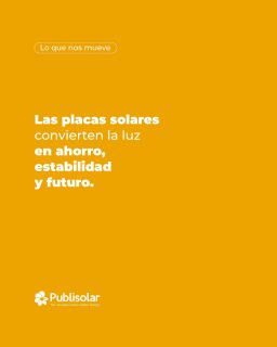 Conectamos el presente con un mañana más limpio.

Elegir nuestras placas solares es elegir un mejor estilo de vida. Es cuidar el planeta aprovechando un recurso que es pura vida: nuestro sol. 🌿✨

Disfruta de una energía limpia que respeta tu entorno y hace que tu día a día sea más ligero. La energía del sol, al servicio de tu bienestar.

¿Te unes al cambio? Escribe "VIDA" y diseñamos tu ahorro. 👇