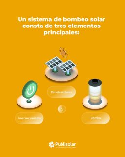 A veces la tecnología más avanzada es la más sencilla de entender. Para que tu finca sea rentable y libre de facturas, nuestro sistema de bombeo solar se apoya en tres pilares fundamentales. 👆
🌞 Los paneles solares
Los paneles generan energía, que es convertida por el inversor en corriente alterna para alimentar la bomba.
🔌 El inversor variador
El inversor variador, adaptará la potencia de la bomba a la potencia que la instalación fotovoltaica pueda proporcionar en ese momento. Esto varía a lo largo del día según la hora o lo despejado que esté el cielo.
🔋 La bomba
La energía de la bomba se utiliza para extraer agua de pozos, embalses o directamente para riego. Suministrando también agua para ganado, cotos de caza, parques naturales y más.
¿Quieres saber si tu bomba actual es compatible? ➡️ Haz clic en el link de nuestra bio y te asesoramos.