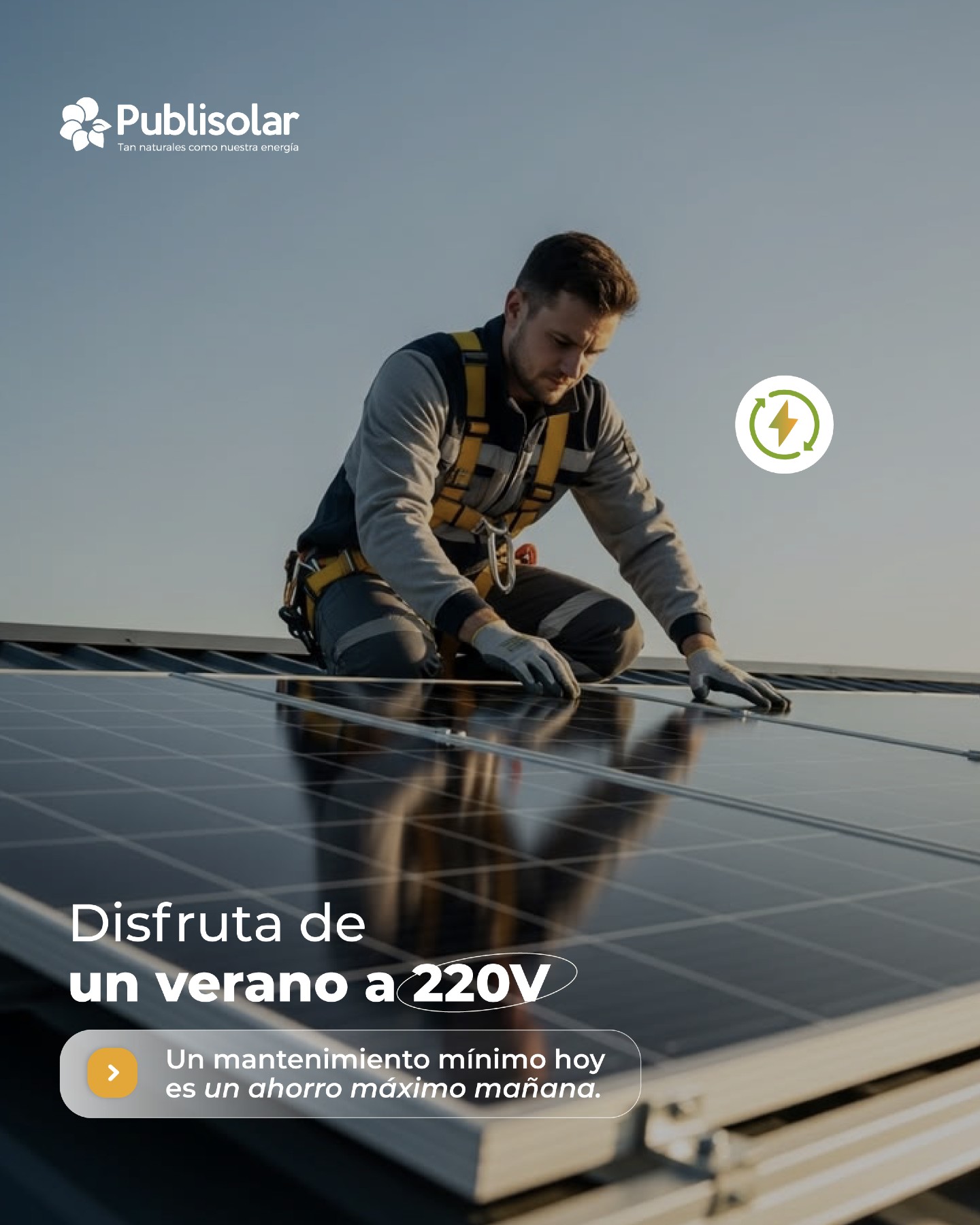 🚨 Checklist de Junio: No dejes que el polvo del camino te robe ahorro.

1. Limpieza rápida 🧼.
2. Revisa tu App de monitorización 📱.
3. Disfruta de un verano a 220V ⚡.

Un mantenimiento mínimo hoy es un ahorro máximo mañana.
Escribe REVISIÓN y nosotros nos encargamos 🔧