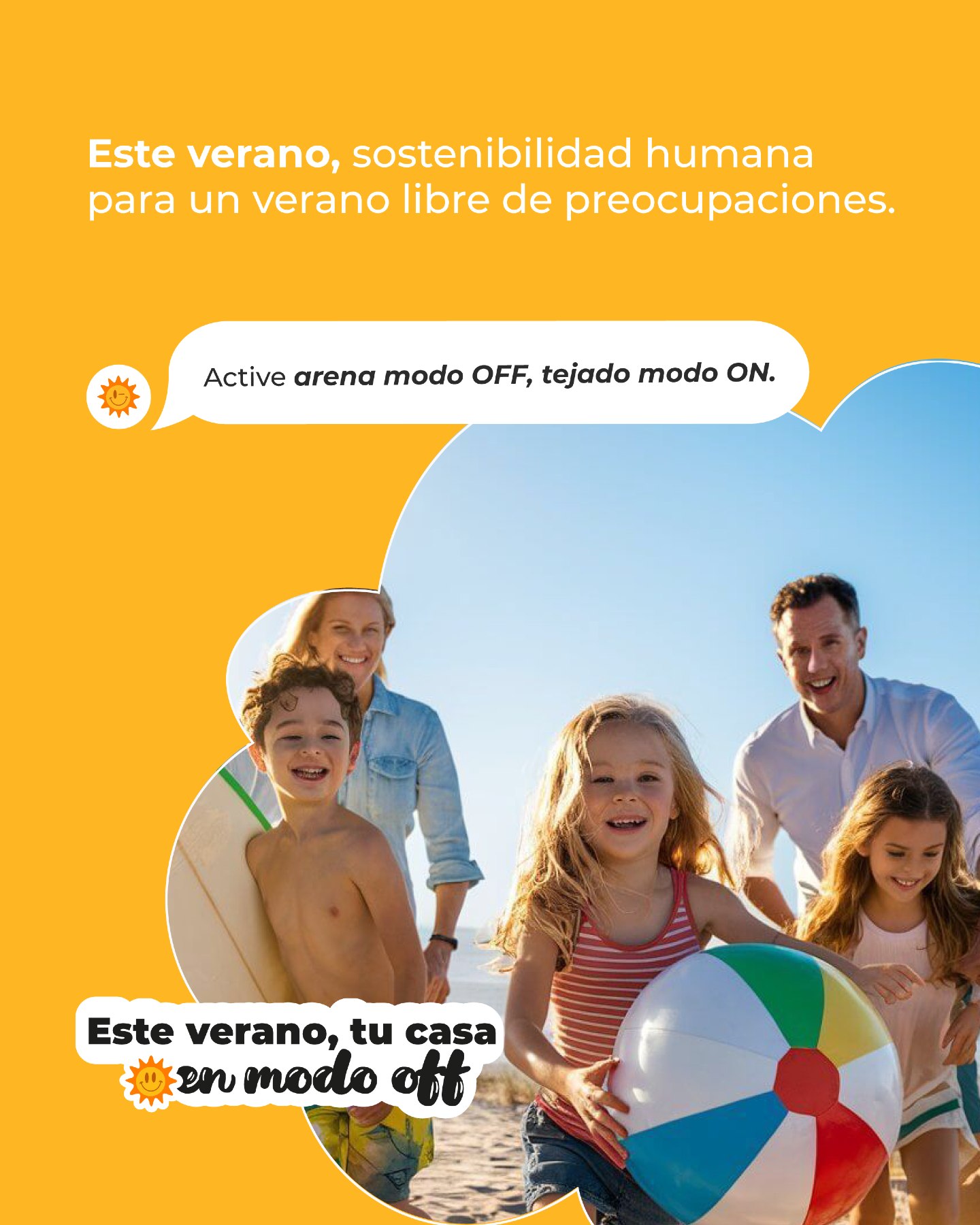 La desconexión total existe. Está en la orilla, mientras tu tejado Publisolar hace el trabajo sucio. 😎🏖️
Mientras tú pones tus pies en remojo frente al mar, tu casa está en plena operación ON: capturando sol, alimentando tu hucha de ahorro y cuidando el planeta de forma autónoma. Sostenibilidad humana para un verano libre de preocupaciones. 🌿✨
Pon tu hogar en modo avión para estar OFF de verdad.
¿Te unes al cambio?Escribe "MODOON" y hacemos tu estudio gratuito. 👇
#Publisolar #CasasSeguras #ModoOFF #EquipoPropio #EnergíaSolar #Confianza #EstiloDeVida #LaEnergíaQueNosUne