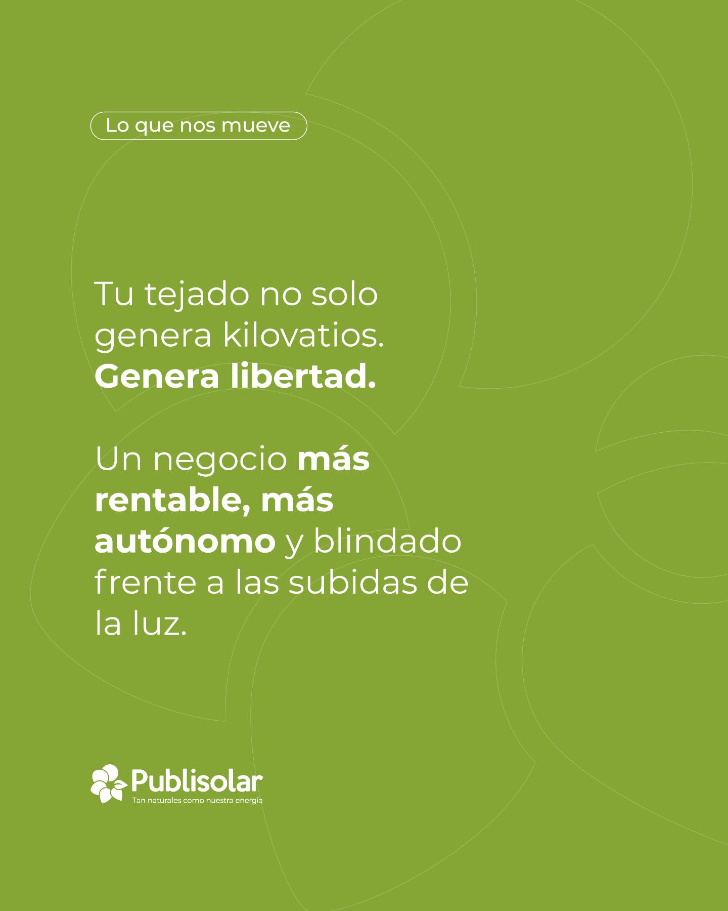 ¿Y si dejaras de preocuparte por el próximo cambio en la tarifa de la luz? 📉💸
El verdadero valor de una instalación de Publisolar no está solo en los componentes técnicos, sino en la tranquilidad que te aporta. Transformar tu cubierta en una fuente de generación propia es la única forma real de fijar tus costes energéticos a largo plazo.
Activa el modo ON de tu autonomía y pon las subidas del mercado en modo OFF.
👇 ¿Quieres saber cuánto puedes ahorrar este mes? Escribe "LIBERTAD" y preparamos tu estudio gratuito.
#EnergíaSolar #Autoconsumo #AhorroEnergético #Sostenibilidad #Publisolar