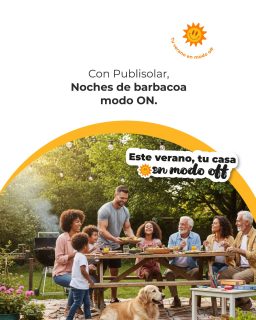 El único humo que queremos este verano es el de la barbacoa. 🔥🍔 El de las facturas lo hemos puesto en modo OFF para siempre.
En Publisolar creemos que compartir energía positiva debe tener premio. Si traes a tus amigos a nuestro Club del Sol este agosto, no solo les invitas a la siguiente barbacoa; les invitas a un estilo de vida libre de facturas y lleno de girasoles.
💡 ¡Recomendar tiene recompensa! Suma girasoles y gana hasta 900€.
Natural, fácil y 100% rentable. Porque lo bueno se comparte. 🌻✨
Escribe "AMIGOS" y te contamos el plan. 👇