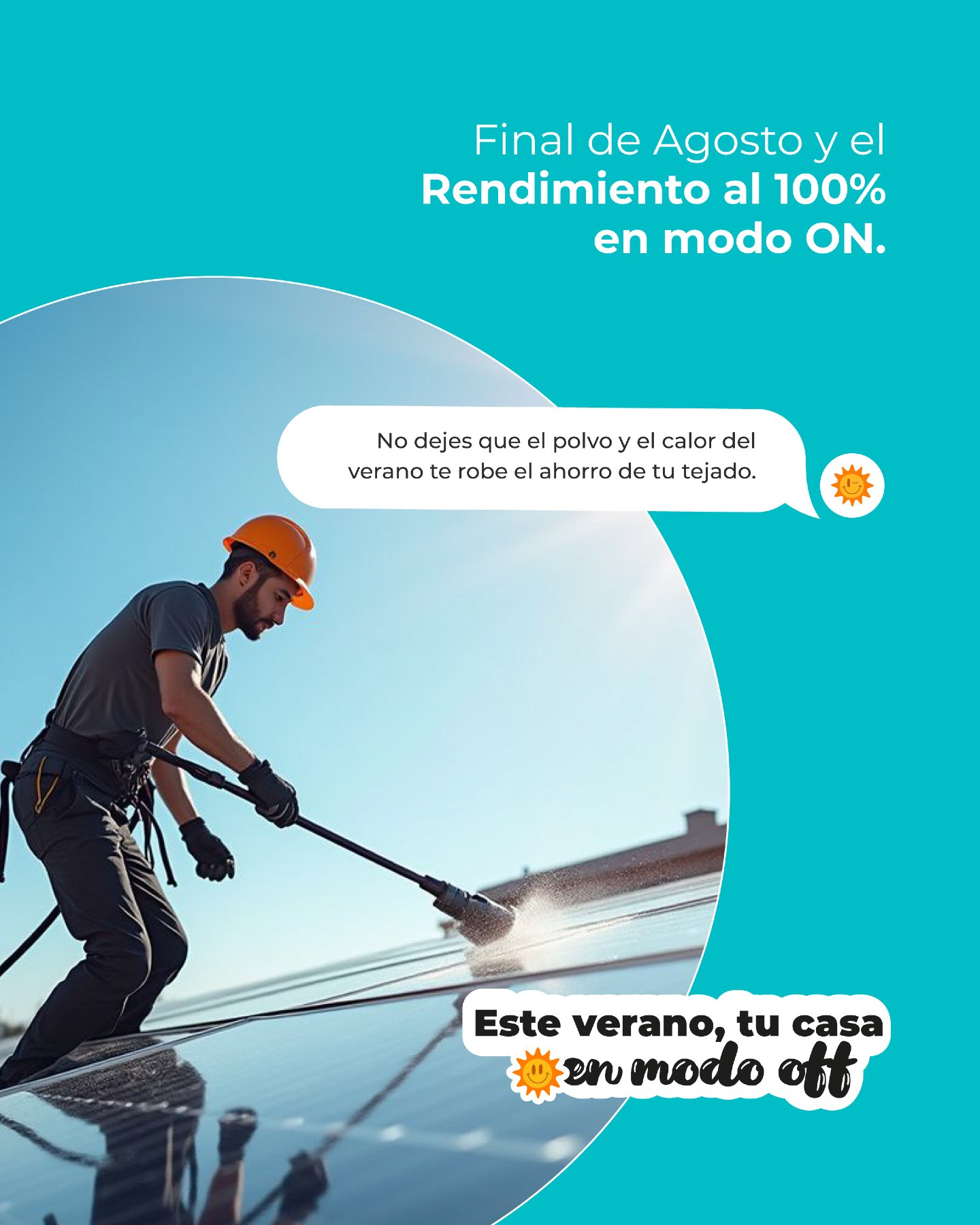No dejes que el polvo del verano te robe el ahorro de tu tejado. 🥵🧼

Nuestros paneles solares son auténticas rocas: robustos, fiables y diseñados por nuestro equipo propio para aguantar más de 30 años en tu tejado. Pero en verano, hay un enemigo silencioso que viene del desierto: la calima y el polvo en suspensión. 🌪️❌

Esa fina capa marrón que se acumula sobre el cristal actúa como unas "gafas de sol" para tus placas, reduciendo su eficiencia justo cuando más frío necesitas en casa para el aire acondicionado.

¿La buena noticia? La solución es tan fácil como un manguerazo de agua en las horas frescas del día. Mantener tus paneles limpios es activar el modo ON de máxima producción para que tu mente siga en modo OFF de preocupaciones. 🌊✨

¿Prefieres que lo hagamos nosotros? Escribe "PUESTA A PUNTO" y nuestro equipo técnico deja tus placas relucientes. 👇

#Publisolar #MantenimientoSolar #CalimaOFF #ModoON #EnergíaSolar #VeranoSostenible #LaEnergíaQueNosUne