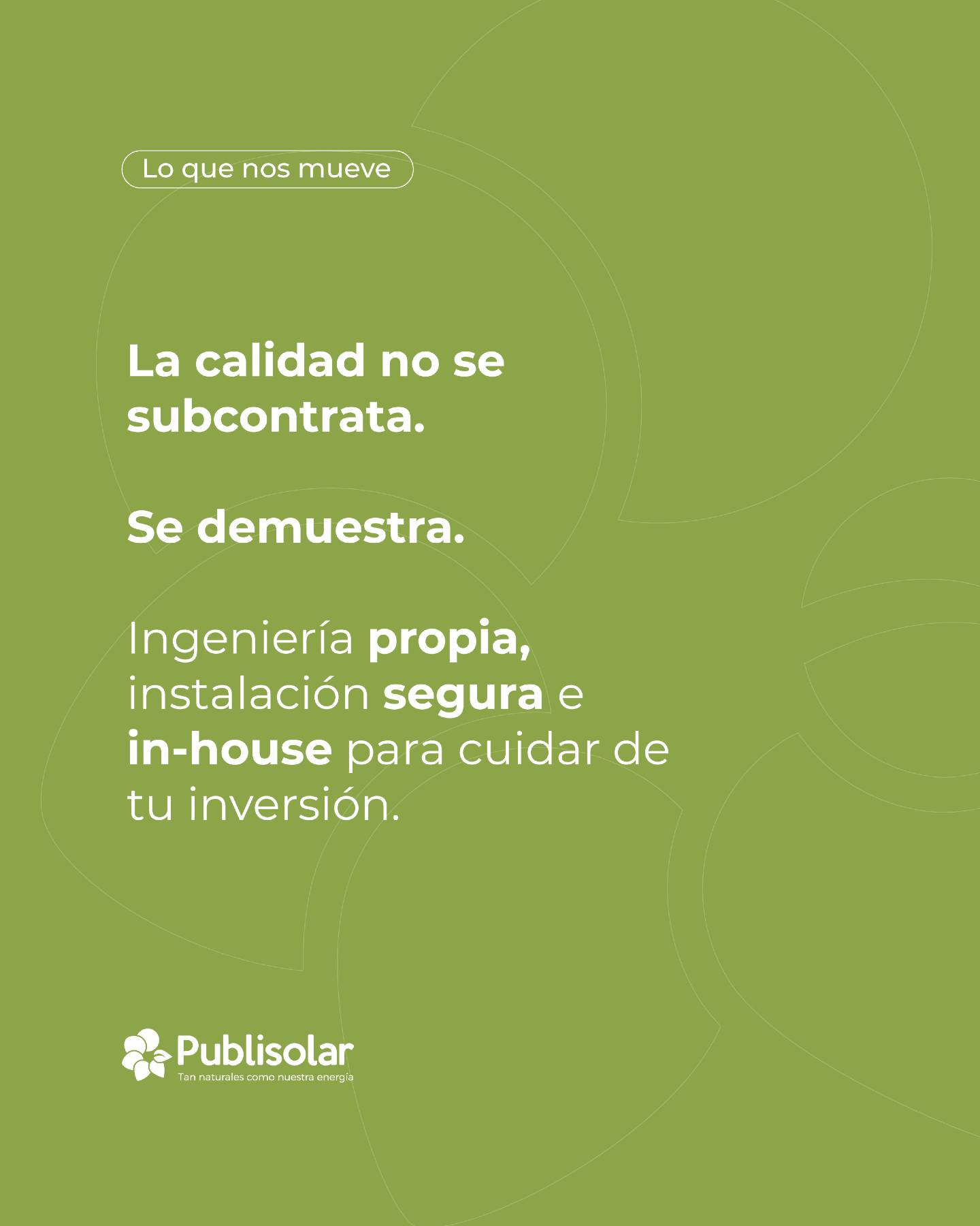 Para que una instalación rinda al 100% durante más de 30 años, el compromiso no se puede delegar. 🏗️⚡
En un sector donde abundan las subcontratas en cadena, las prisas y la falta de responsabilidad técnica, en Publisolar tenemos una máxima clara: tu tranquilidad no se subcontrata.
👨🔧 Personal propio en plantilla: Cuidamos cada cable, cada anclaje y cada estanqueidad como si fuera nuestra propia casa.
🛡️ Cero intermediarios: Respuesta directa, máxima seguridad técnica y control de calidad integral en cada fase.
📑 Gestión 360º: Ponemos los dolores de cabeza en modo OFF para que tu experiencia sea perfecta de principio a fin.
Ingeniería con nombre y apellidos, acabados impecables y la certeza de que tu inversión está en las mejores manos. Activa el modo ON de la garantía real. ☀️🏡
👇 Da el salto con las máximas garantías del mercado. Escribe "EQUIPO" en comentarios y preparamos tu estudio sin compromiso.
#Publisolar #IngenieríaPropia #SinSubcontratas #EquipoInHouse #ModoOFF #GarantíaSolar #LaEnergíaQueNosUne