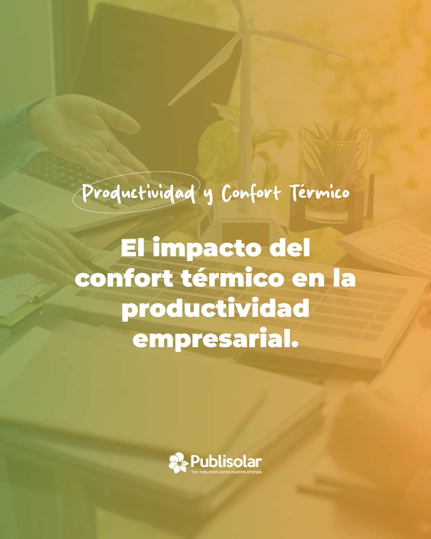 El impacto del confort térmico en la productividad empresarial. 👀
Con la llegada de las primeras subidas de temperatura en mayo, el gasto en climatización de oficinas y naves industriales comienza a dispararse 📈. Una empresa inteligente no solo gestiona su talento, también su energía. Instalar fotovoltaica permite mantener un ambiente de trabajo óptimo sin que los costes operativos erosionen el margen de beneficio.
Asegure el confort de su equipo con la energía más rentable del mercado. 🤭