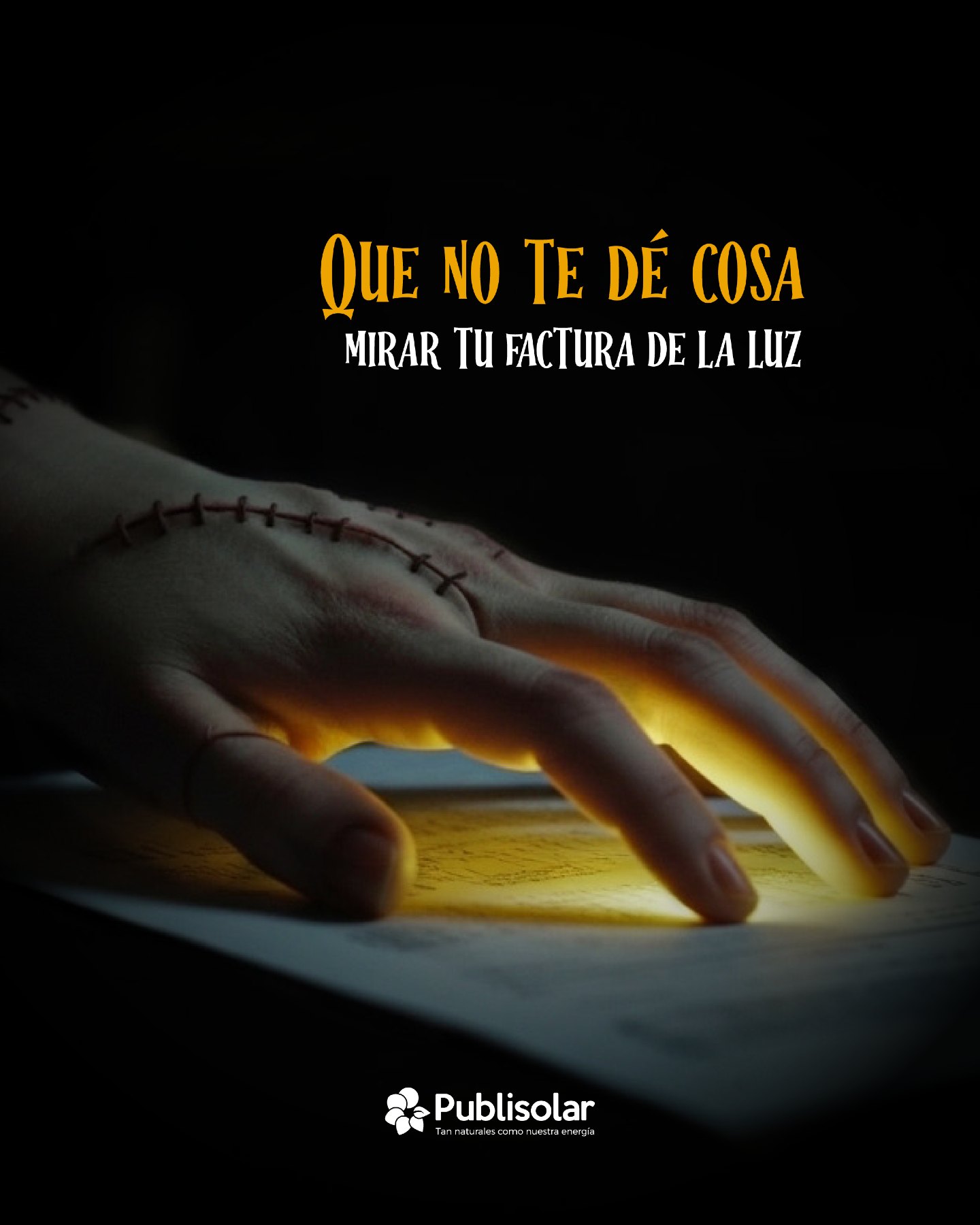 La factura de la luz puede asustar… 😨
Pero Luminosa ya sabe el secreto: el sol ahuyenta los sustos. 🌞
Con placas solares, la energía se vuelve tu aliada y el ahorro, tu final feliz. 🪄
👉 Que no te dé COSA mirar tu factura.
¡Feliz Halloween! 🎃