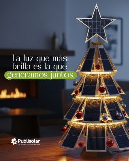Estas fiestas queremos celebrar contigo todo lo que hemos iluminado este año: hogares más sostenibles, empresas más eficientes y comunidades más conectadas por una energía limpia y compartida. 🎄
Porque cuando elegimos el sol, elegimos un futuro más brillante para todos. 🌞
✨ Felices fiestas de parte de todo el equipo de Publisolar.