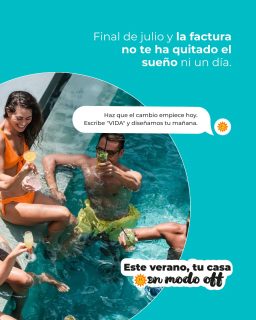 Llega el final de julio y toca hacer balance de las vacaciones 🗓️🌅.

Menos estrés, más baños en la playa, más tiempo en familia... y cero preocupaciones por la luz.

Nuestros clientes ya han comprobado lo que significa poner el hogar en modo avión para estar off de verdad. Una casa eficiente, una instalación segura realizada por profesionales propios y la tranquilidad de saber que cuidas el planeta mientras disfrutas de la buena vida. ¿Vas a esperar al próximo verano para vivir así? 🌿✨

Haz que el cambio empiece hoy. Escribe "VIDA" y diseñamos tu mañana. 👇